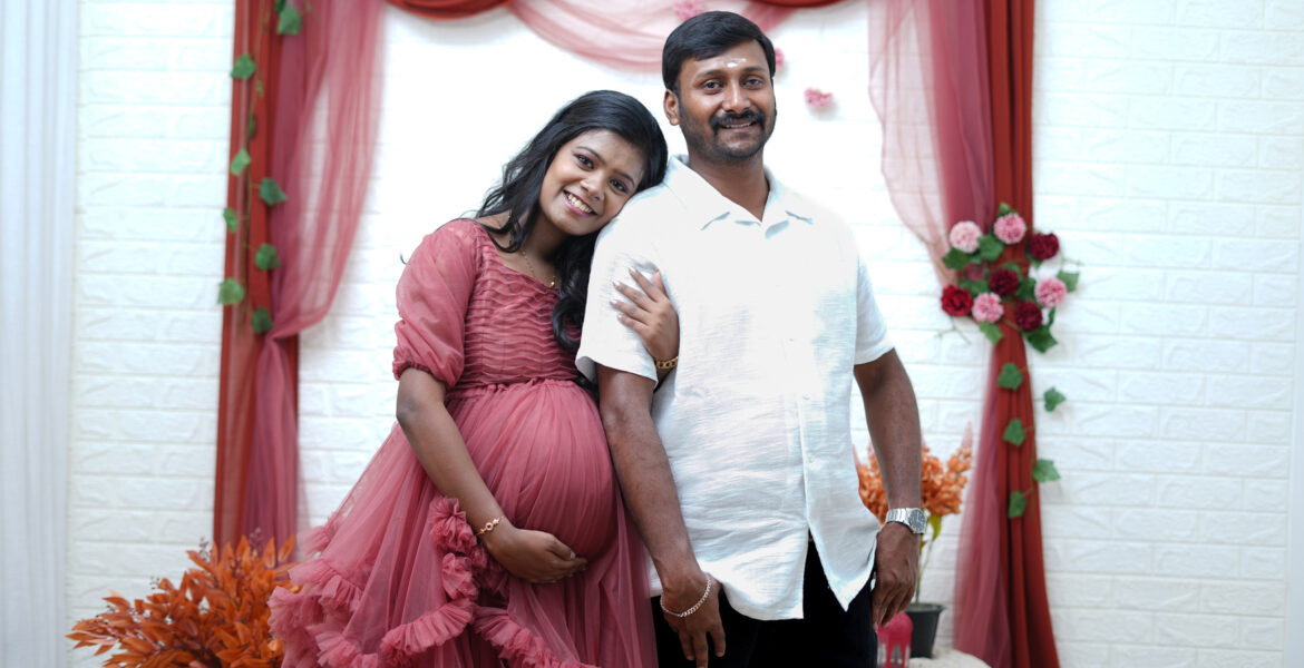 Baby Shower Photoshoot Price in Coimbatore | AK Photography Sowndarya's Beautiful Maternity Shoot by AK Photography: A Celebration of Motherhood