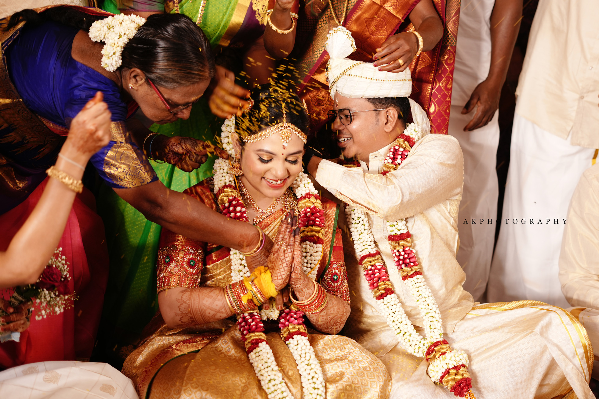 Wedding Photography Masterpiece: Anuprathana & Maharaja Chettiar's Royal Coimbatore Celebration