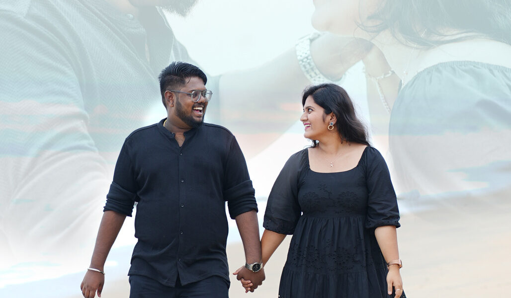 Pre-Wedding Photoshoot - Santhosh & Sruthi at Kerala Beach