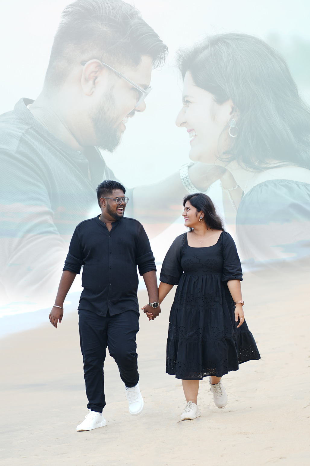 Pre-Wedding Photoshoot - Santhosh & Sruthi at Kerala Beach