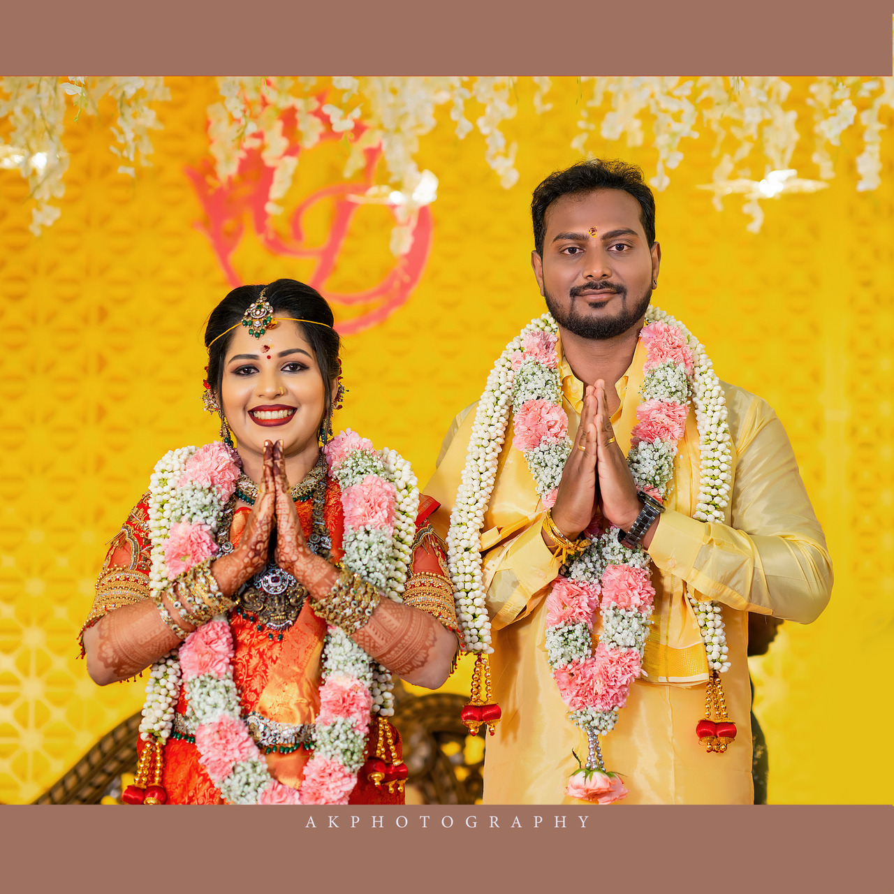 Wedding Photography: Capturing Devi and Gowtham's Magical Reception Moments in Namakkal by AK Photography