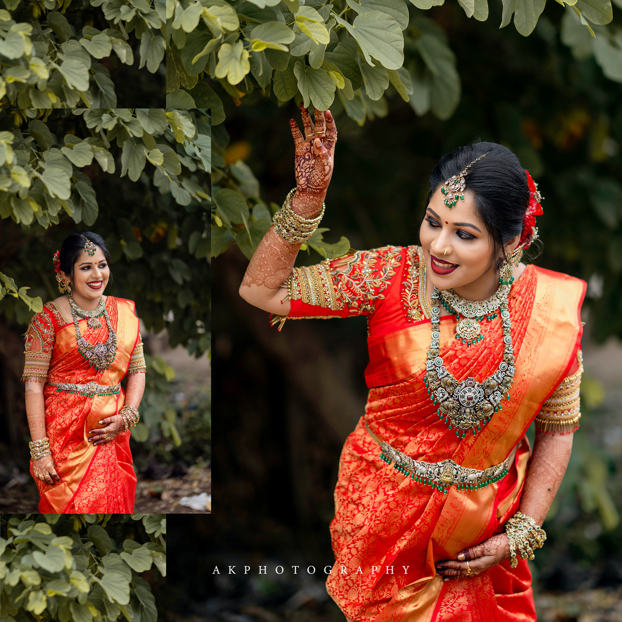 Wedding Photography: Capturing Devi and Gowtham's Magical Reception Moments in Namakkal by AK Photography