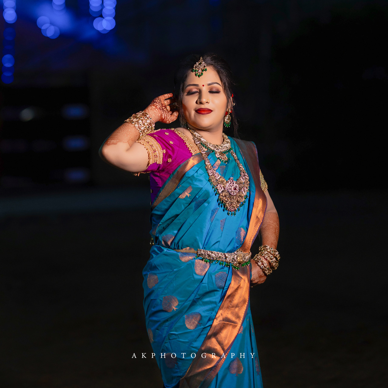 Wedding Photography: Capturing Devi and Gowtham's Magical Reception Moments in Namakkal by AK Photography