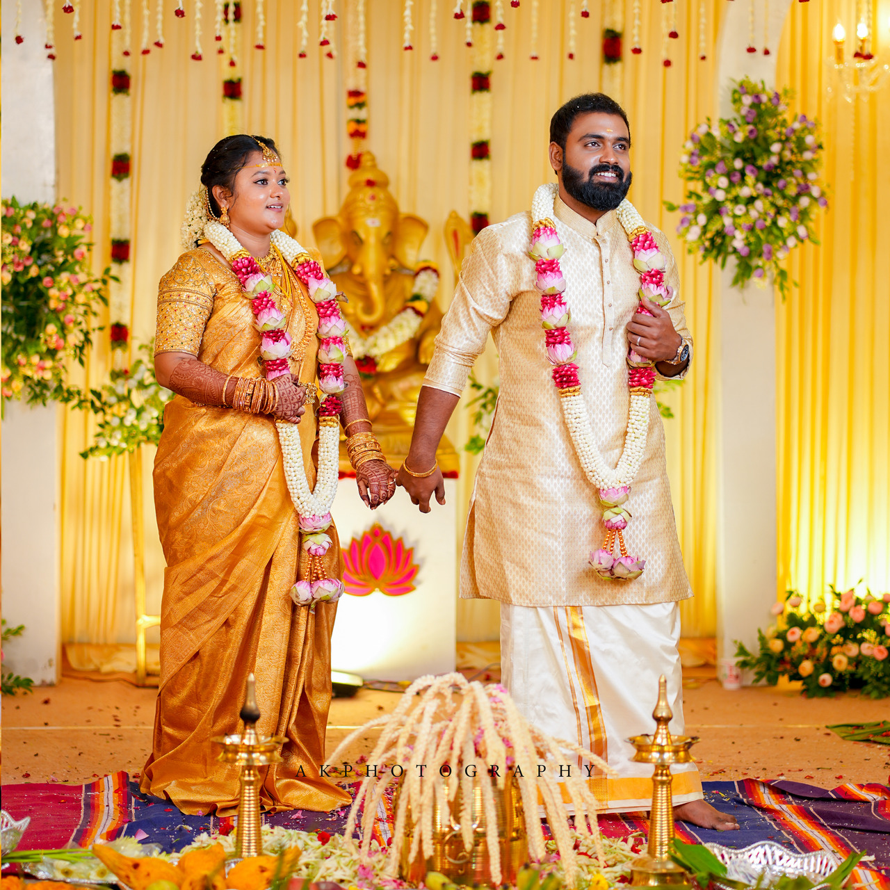 Wedding Photoshoot Capturing Sreejith and Madhumitha's Magical Day  AK Photography