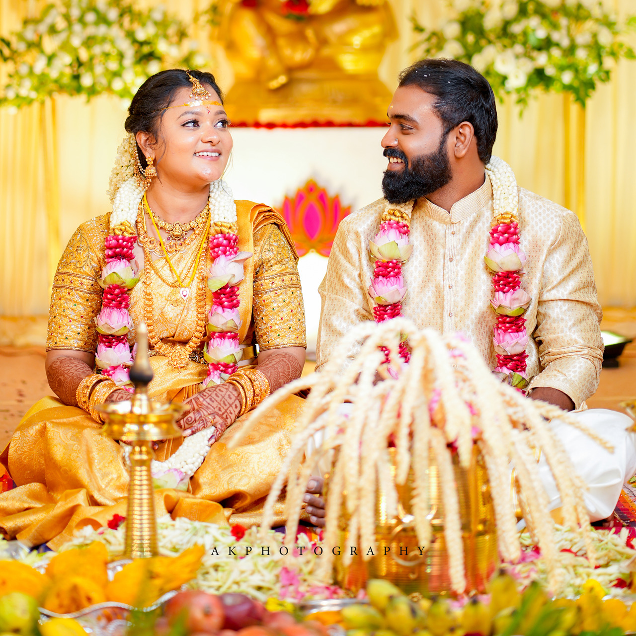 Wedding Photoshoot Capturing Sreejith and Madhumitha's Magical Day  AK Photography