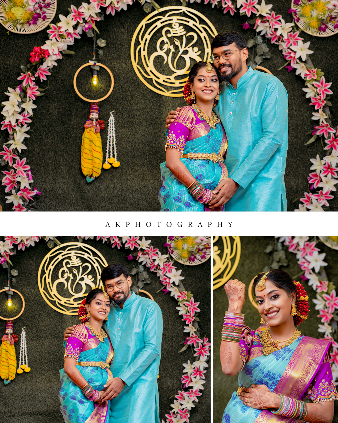 Baby Shower Photography in Coimbatore: Capturing Gowri and Aswath's Special Moments | AK Photography